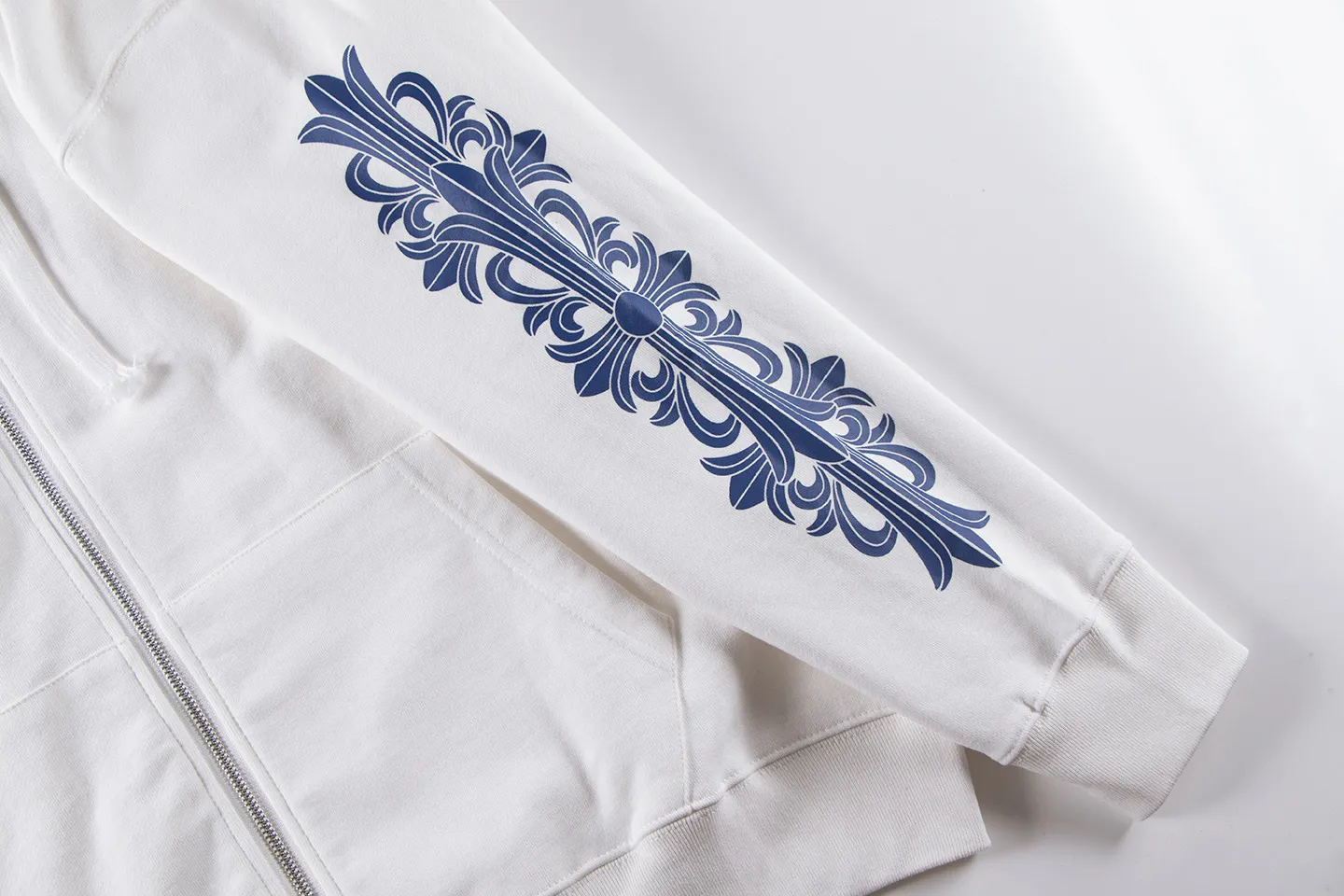Logo Print Zip-Up Hoodie D12515544 — view 5