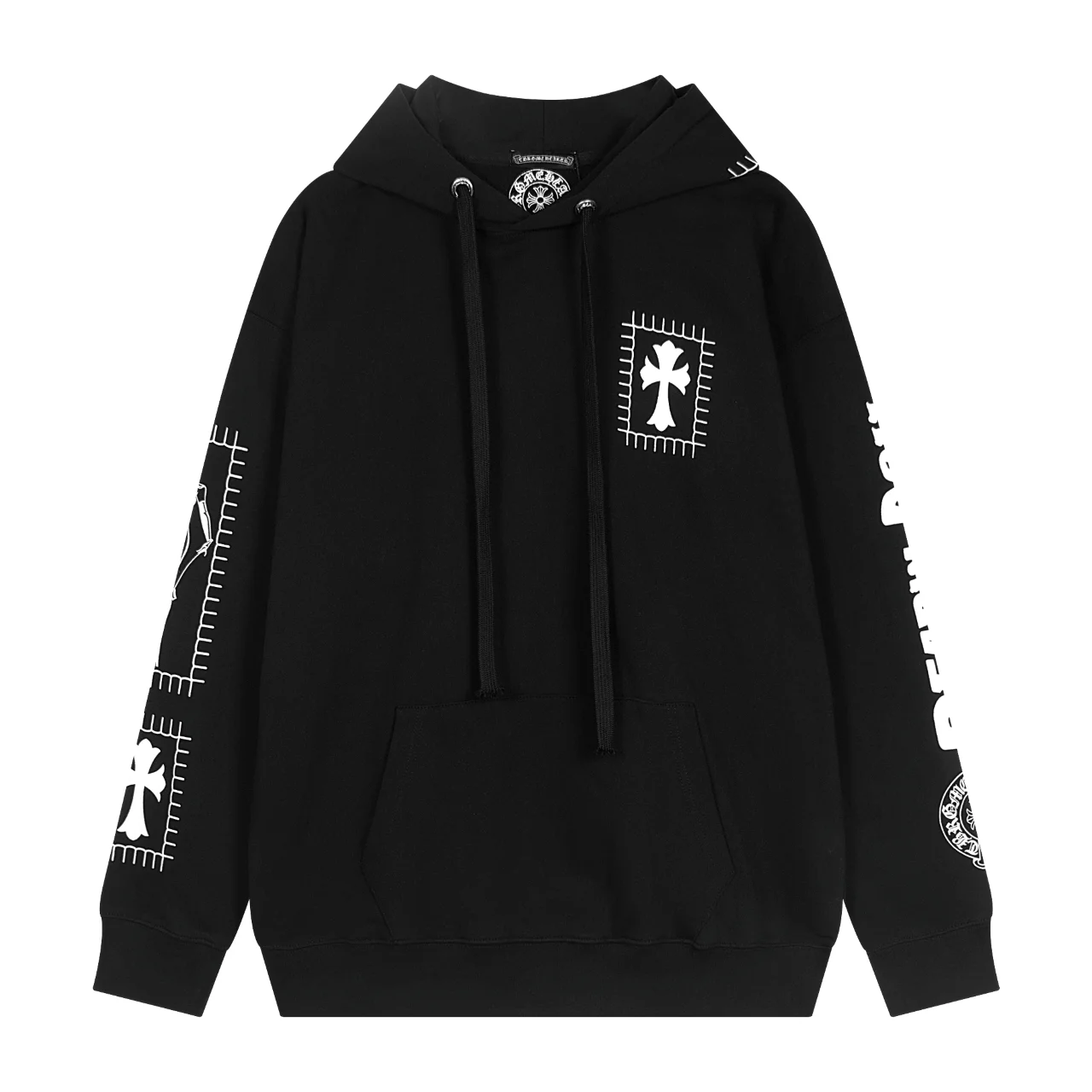 Chrome Hearts Graphic Print Cotton-Blend Hoodie D11515543