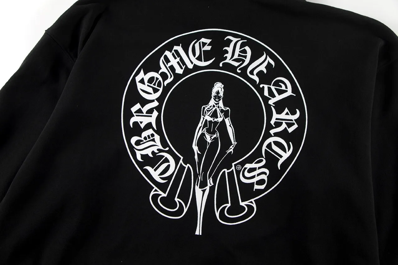 Chrome Hearts Graphic Print Cotton-Blend Hoodie D11515543 — view 8