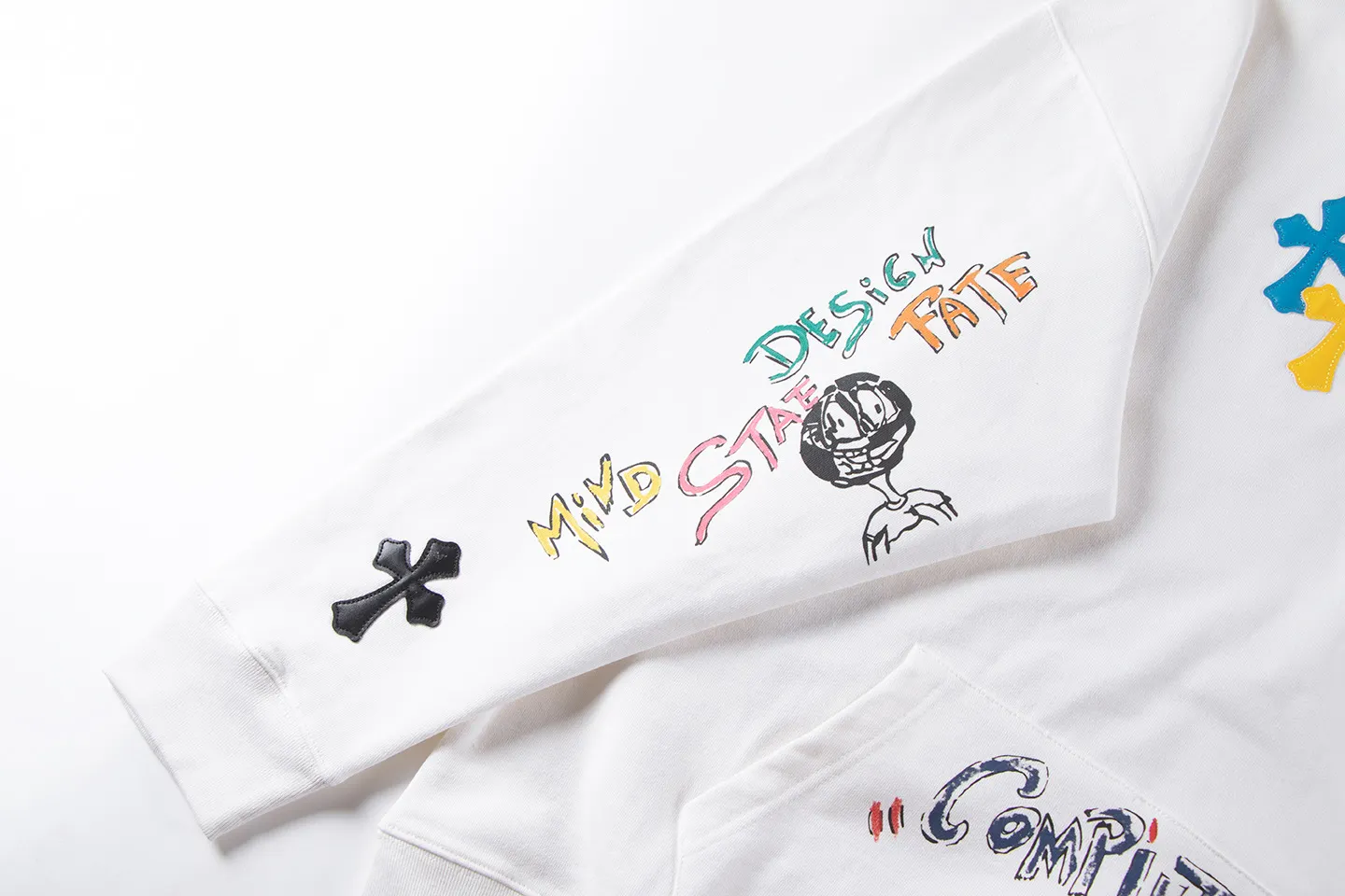 Cross Patch Graphic Print Hoodie D13515541 — view 6