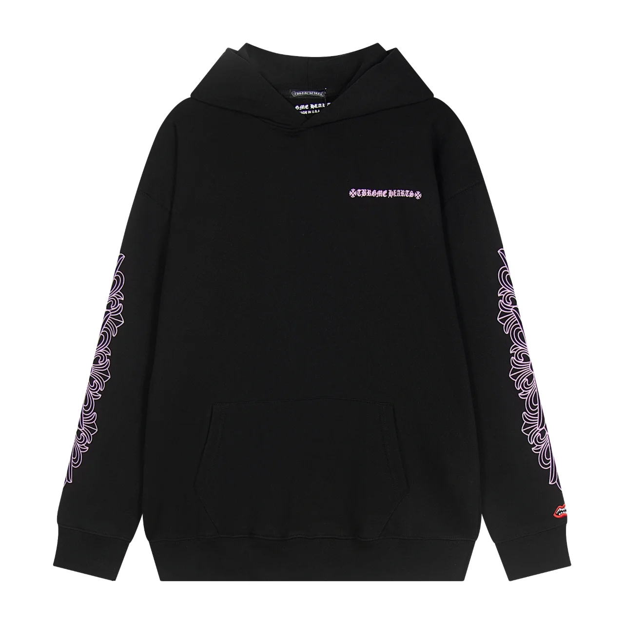 Logo Embroidery Cotton-Blend Hoodie D12515533