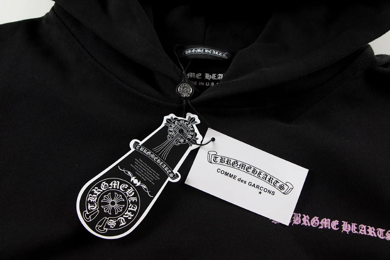Logo Embroidery Cotton-Blend Hoodie D12515533 — view 4