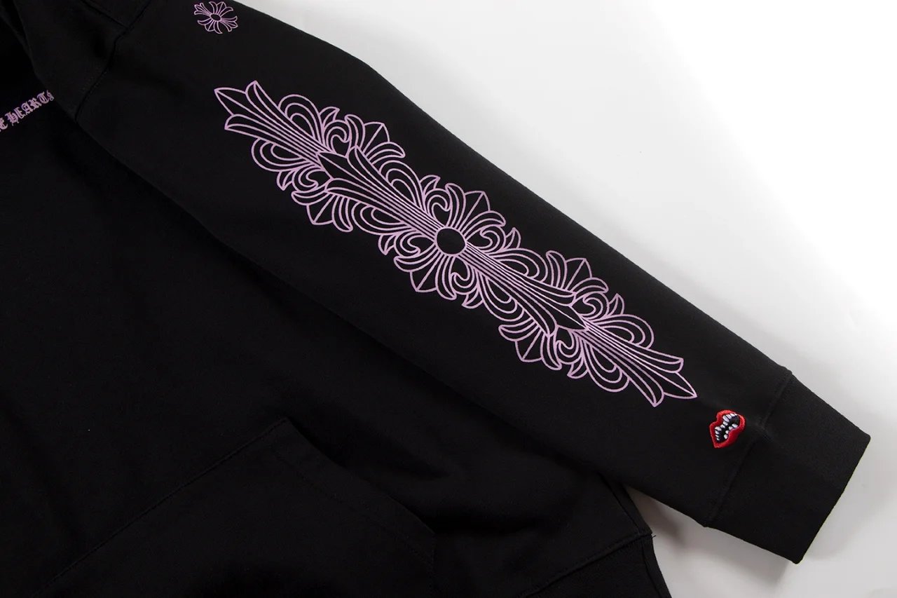 Logo Embroidery Cotton-Blend Hoodie D12515533 — view 6