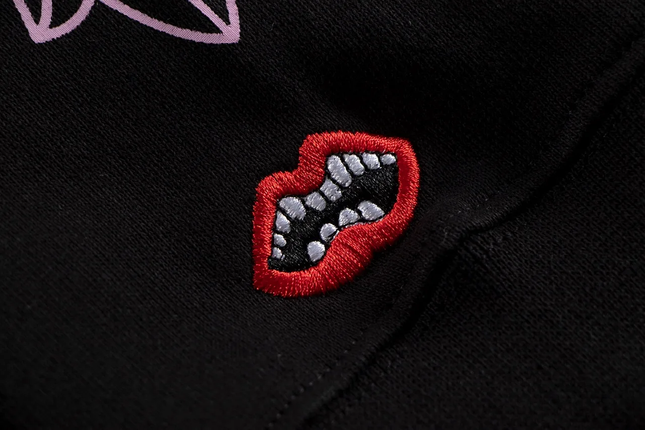 Logo Embroidery Cotton-Blend Hoodie D12515533 — view 7