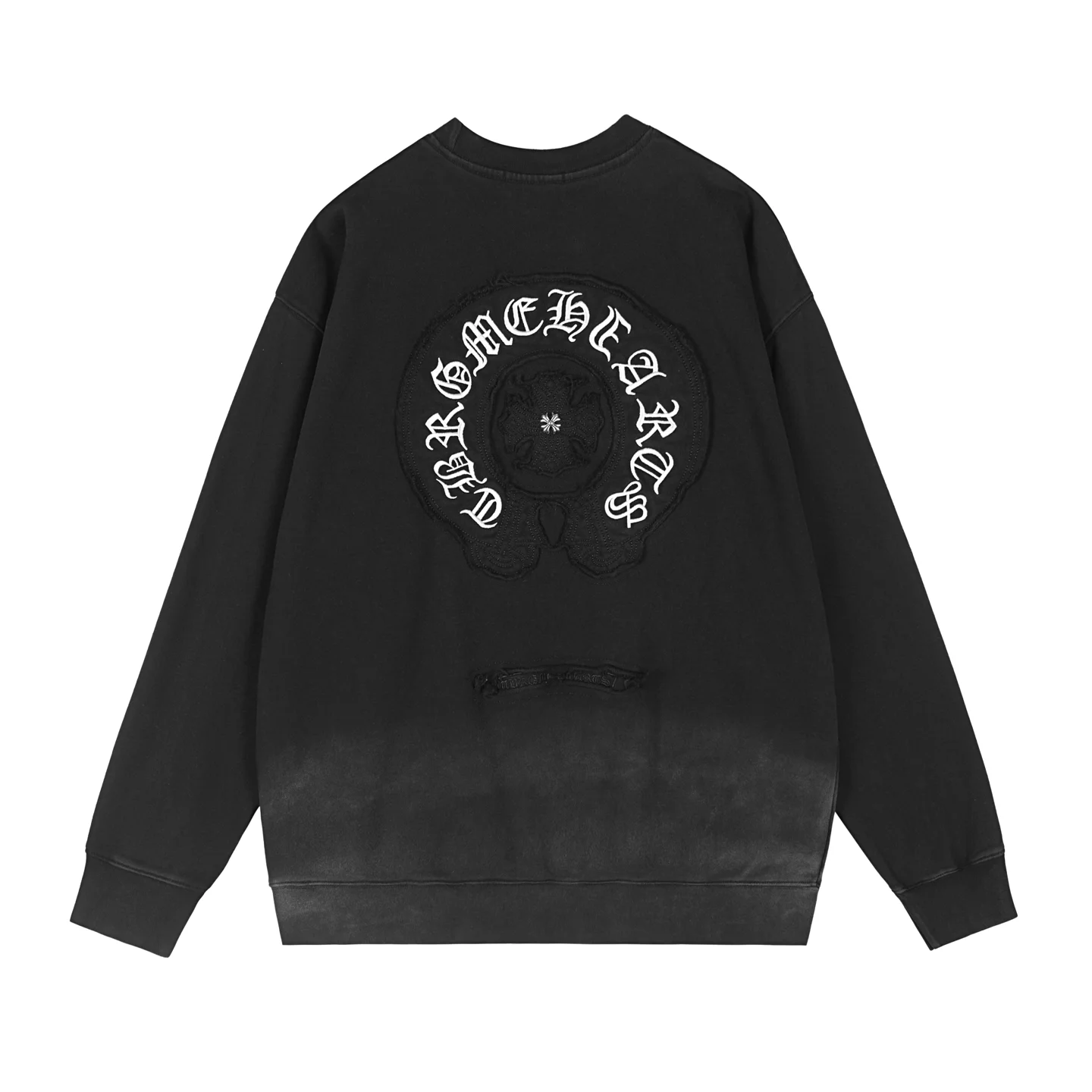 Logo-Embroidered Acid-Wash Sweatshirt D13515531 — view 2