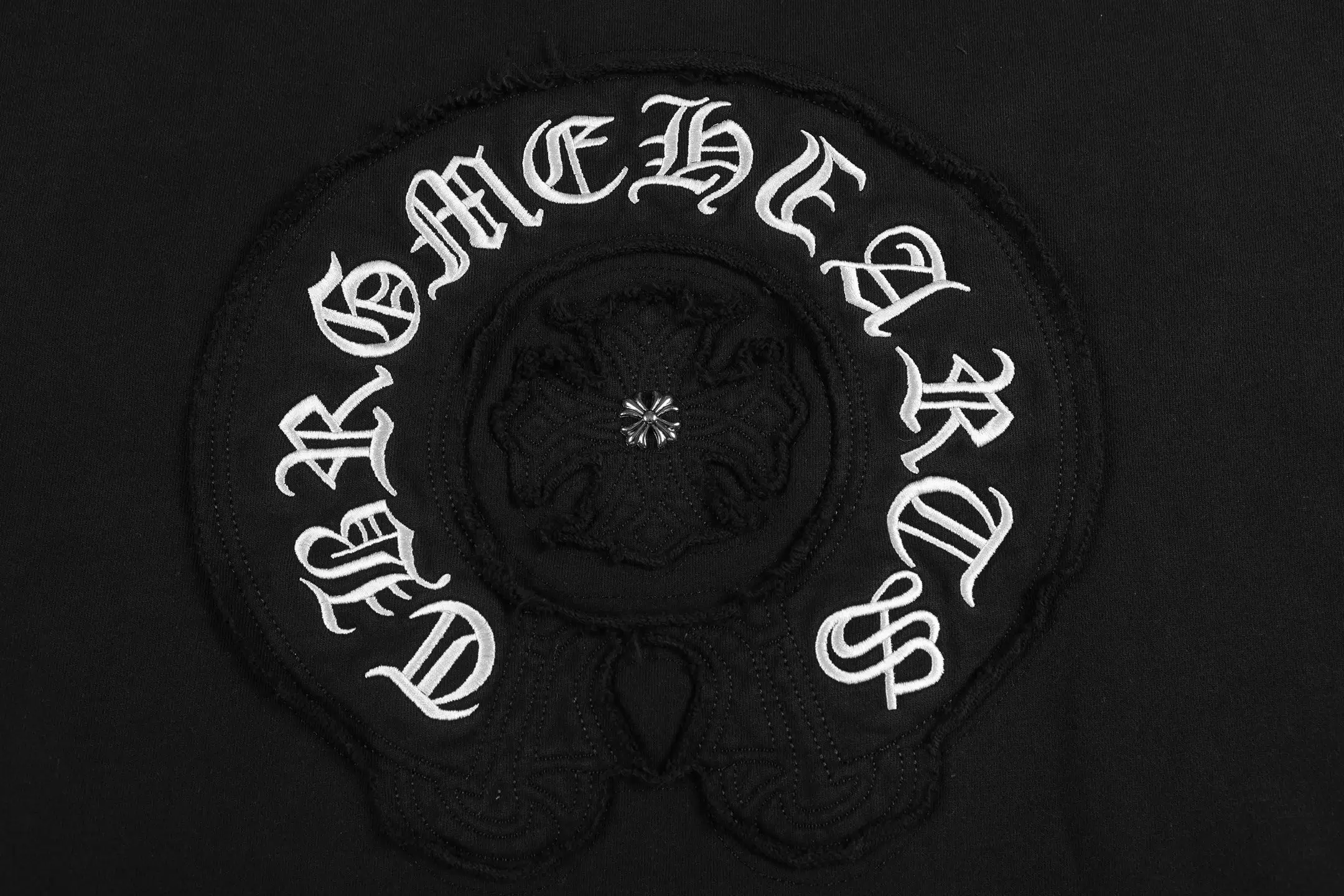 Logo-Embroidered Acid-Wash Sweatshirt D13515531 — view 5