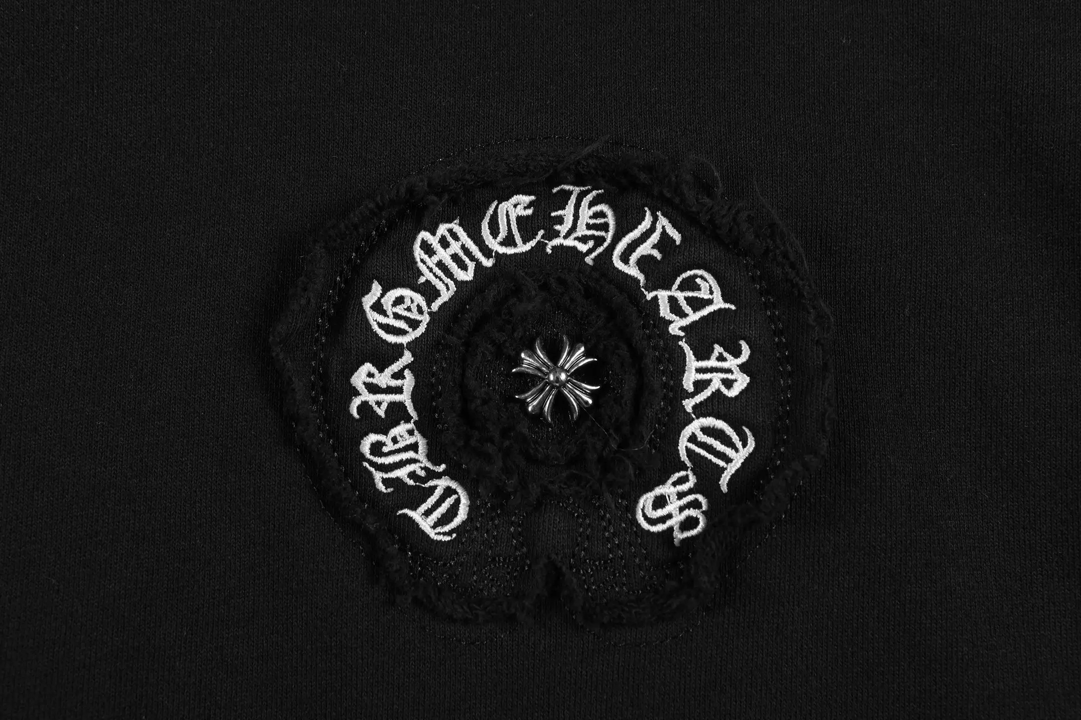 Logo-Embroidered Acid-Wash Sweatshirt D13515531 — view 6
