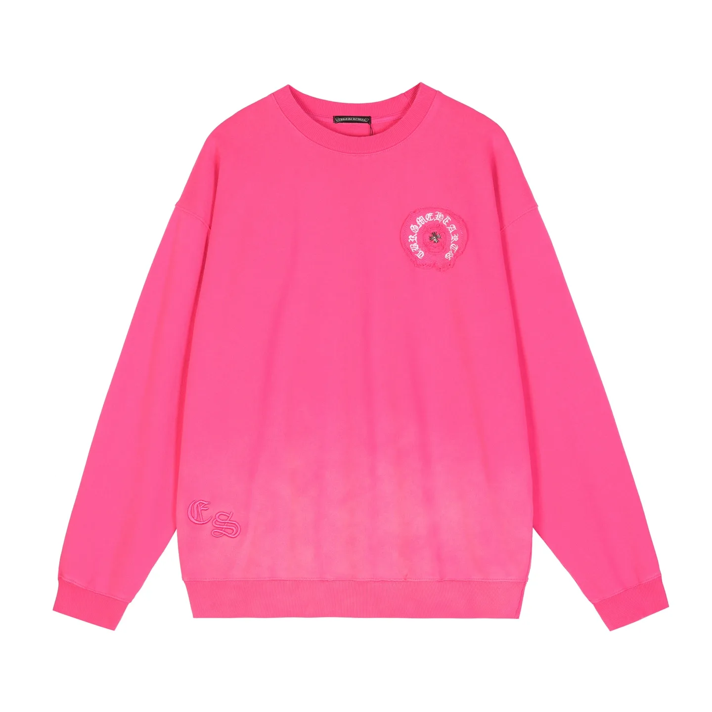 Logo-Embroidered Acid-Wash Sweatshirt D13515532