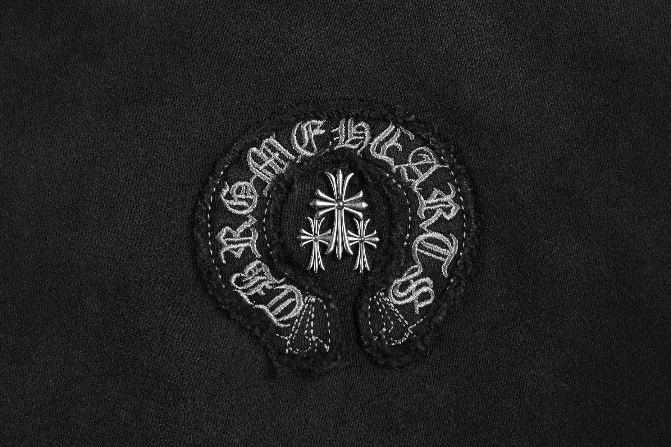 Logo-Embroidered Washed Cotton Sweatshirt D12515530 — view 4