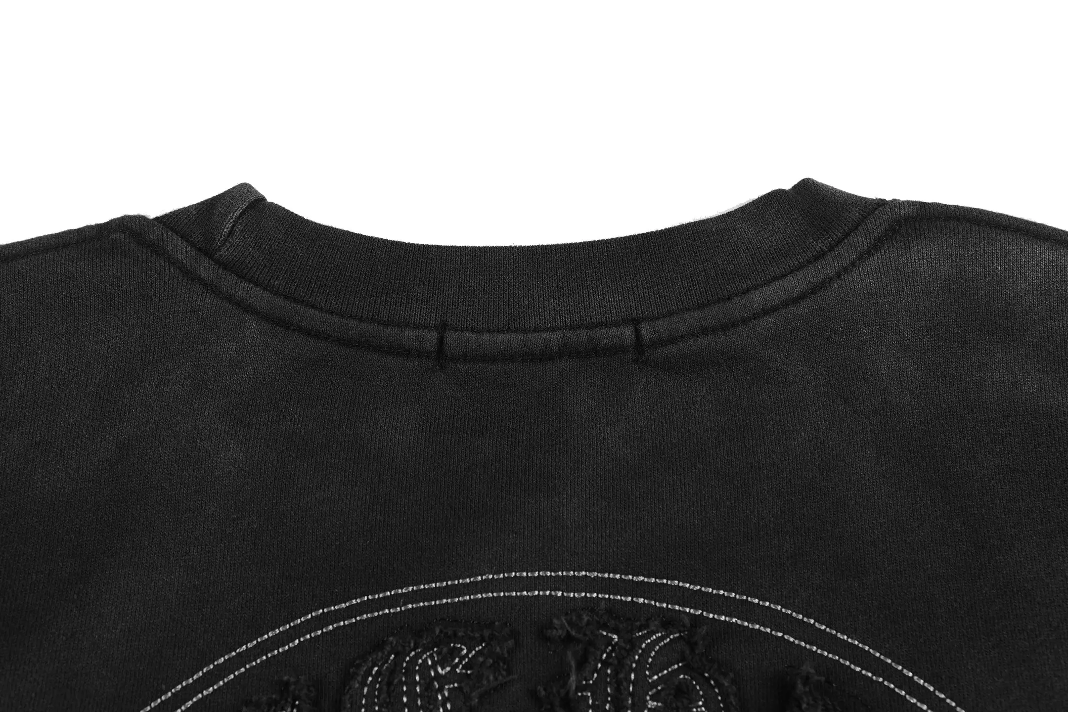 Logo-Embroidered Washed Cotton Sweatshirt D12515530 — view 7