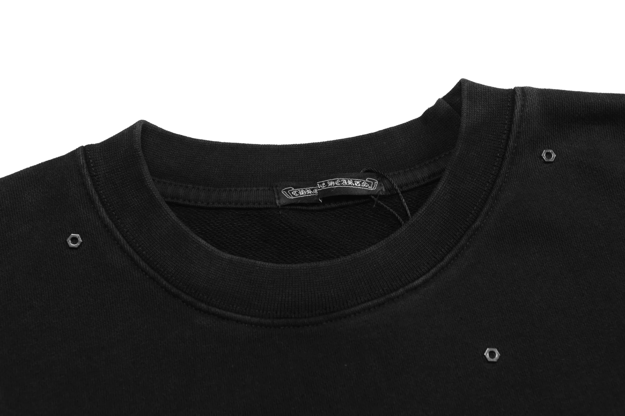 Studded Cross Crew-Neck Sweatshirt D12815528 — view 4