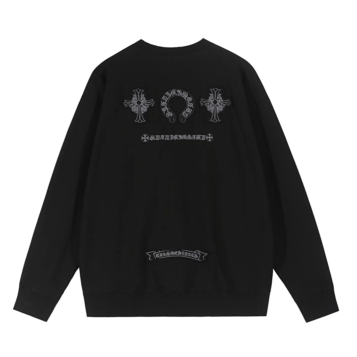 Logo-Patch Cotton-Blend Sweatshirt D10515527 — view 2