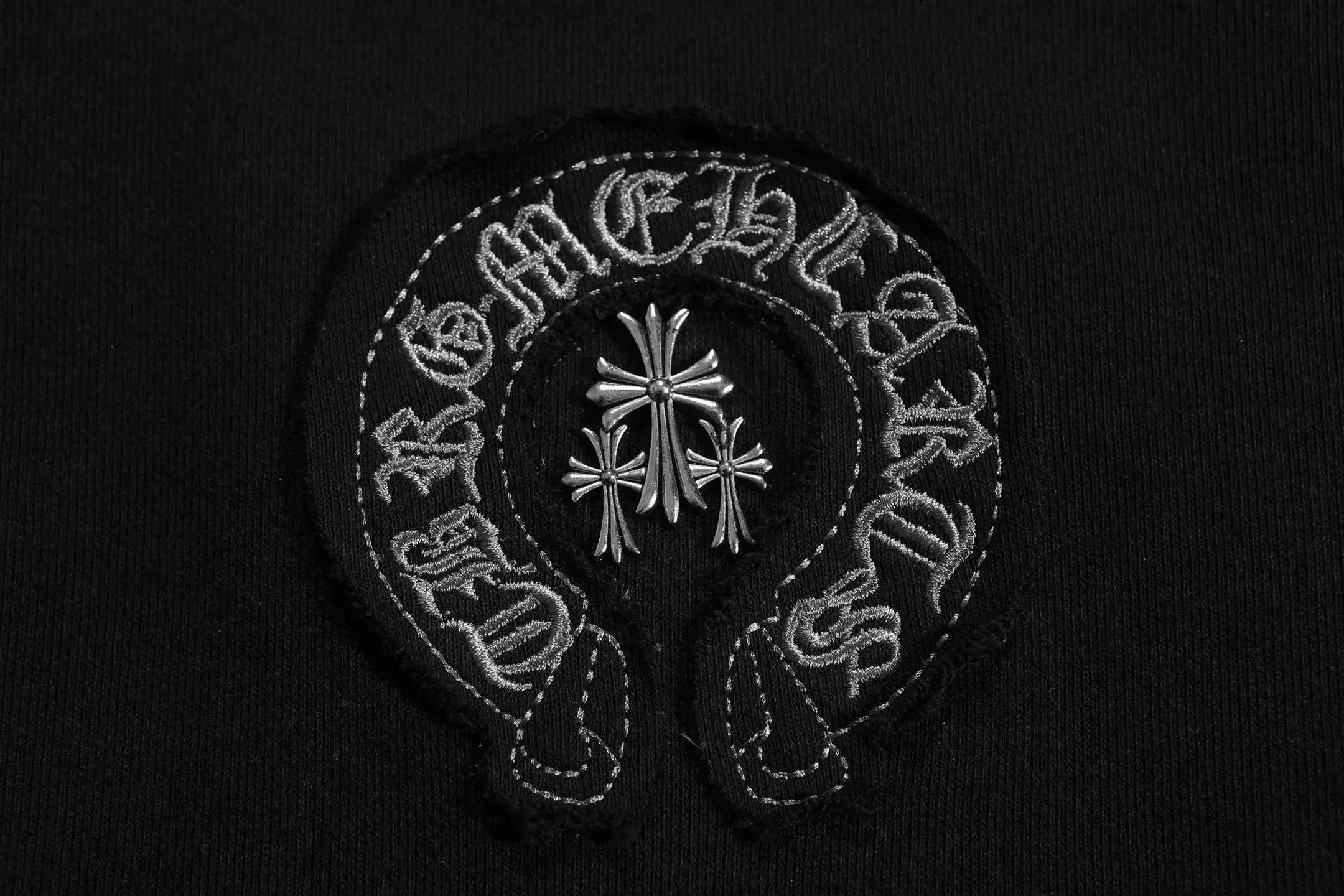 Logo-Patch Cotton-Blend Sweatshirt D10515527 — view 4
