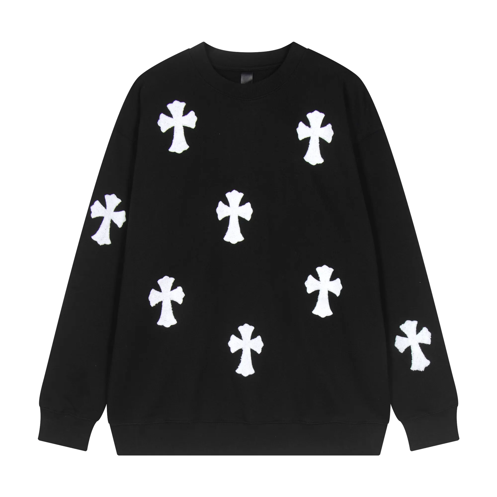 Cross Patch Chenille Embroidered Sweatshirt D10515525
