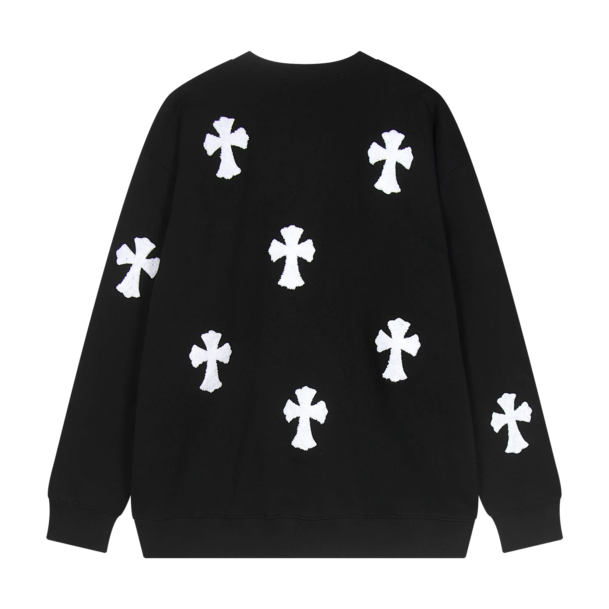 Cross Patch Chenille Embroidered Sweatshirt D10515525 — view 2