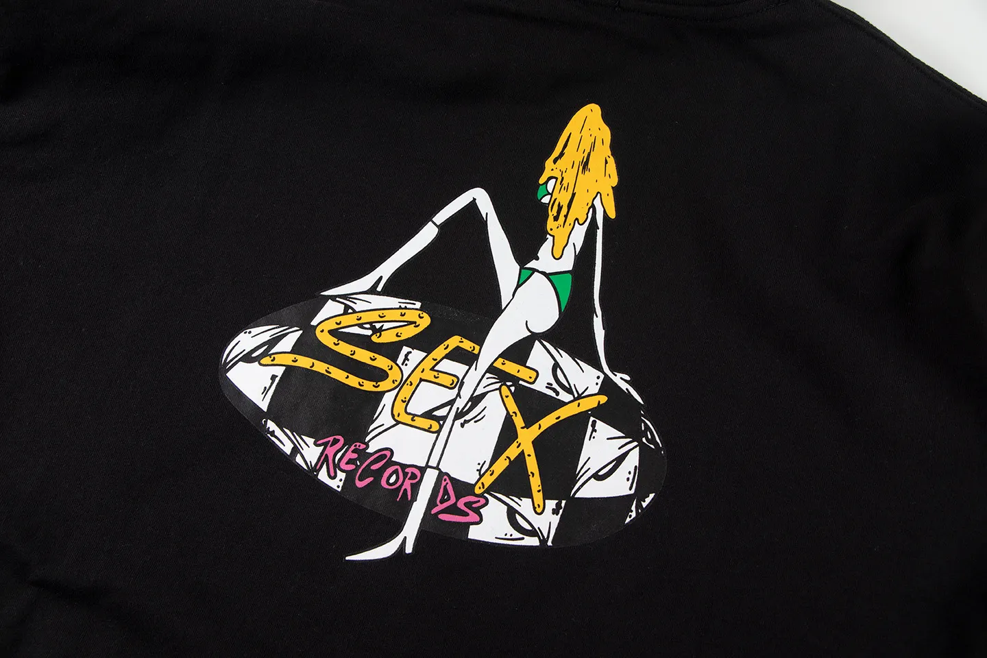 Sex Records Embroidered Cotton Hoodie D11515523 — view 8