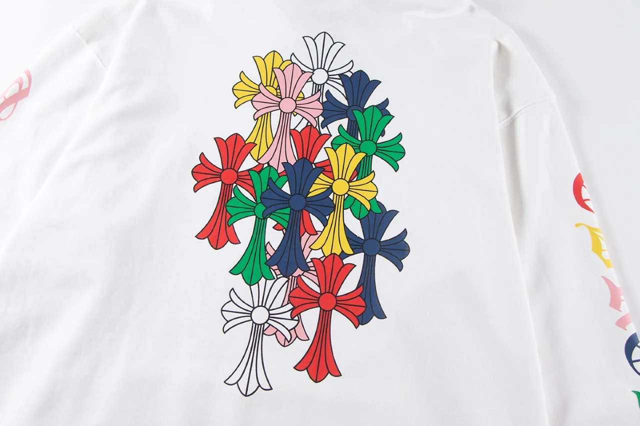 Chrome Hearts Multi-Color Cross Logo Hoodie D12515521 — view 8