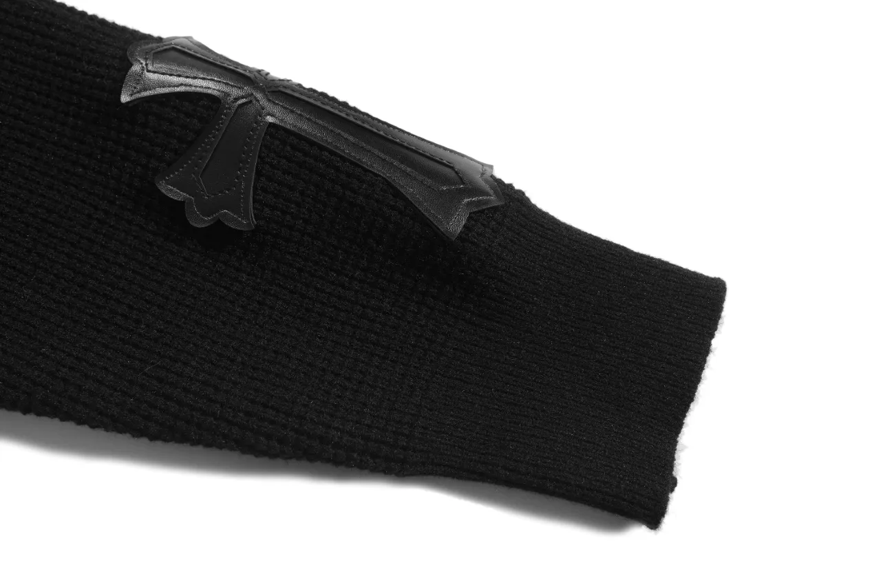 Cross Patch Waffle-Knit Sweater D10015518 — view 8