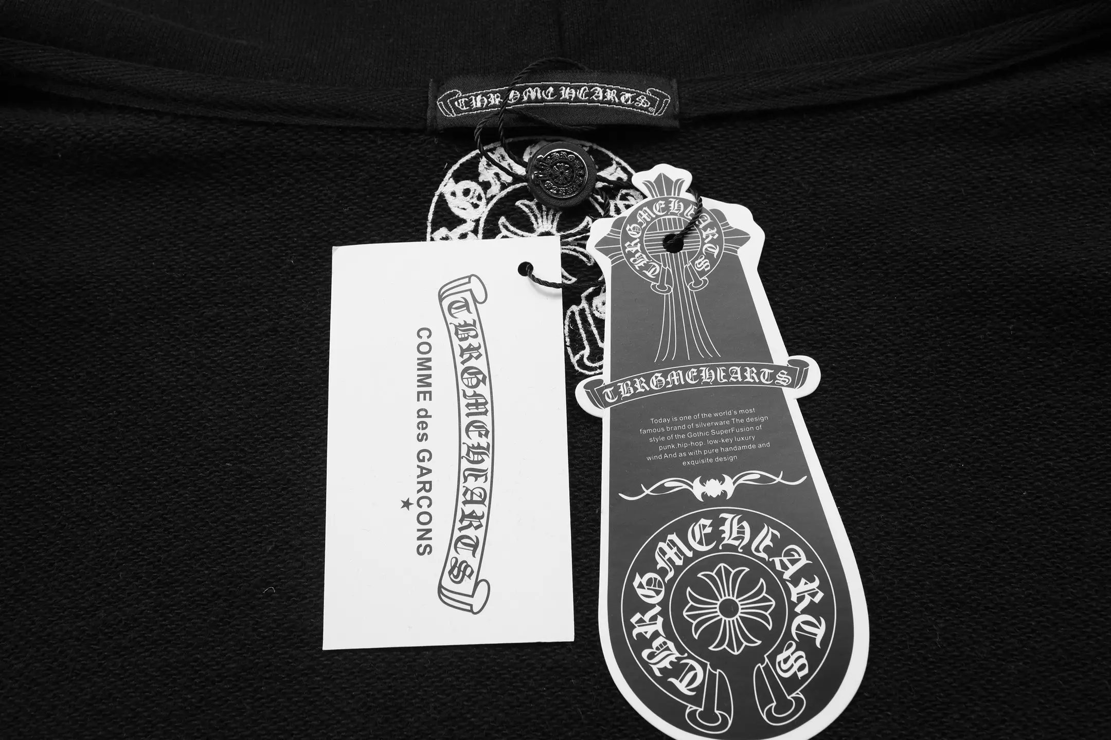 Chrome Hearts Horseshoe Logo Zip-Up Hoodie D13515516 — view 6