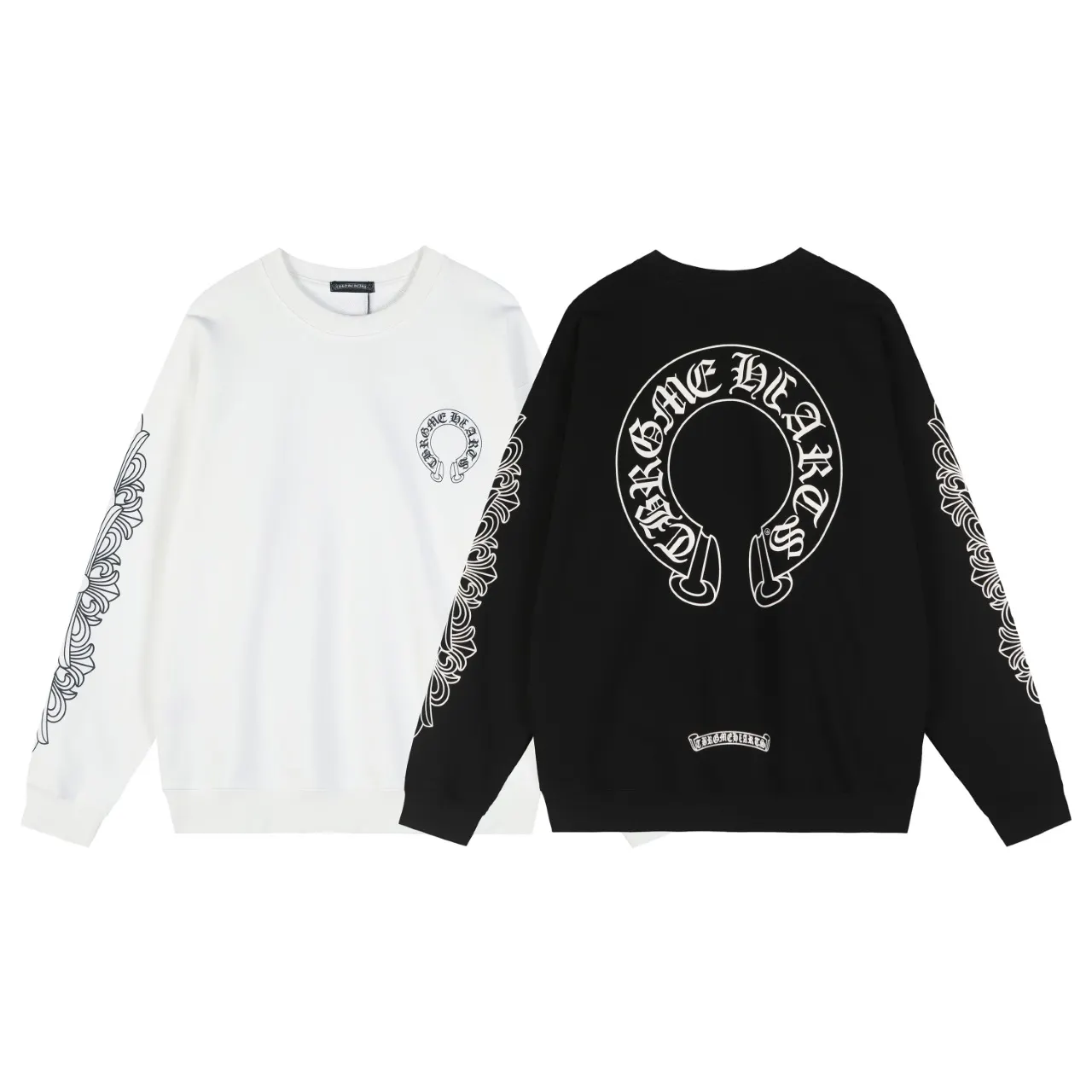 Horseshoe Logo Graphic Crew-Neck Sweatshirt D10515511