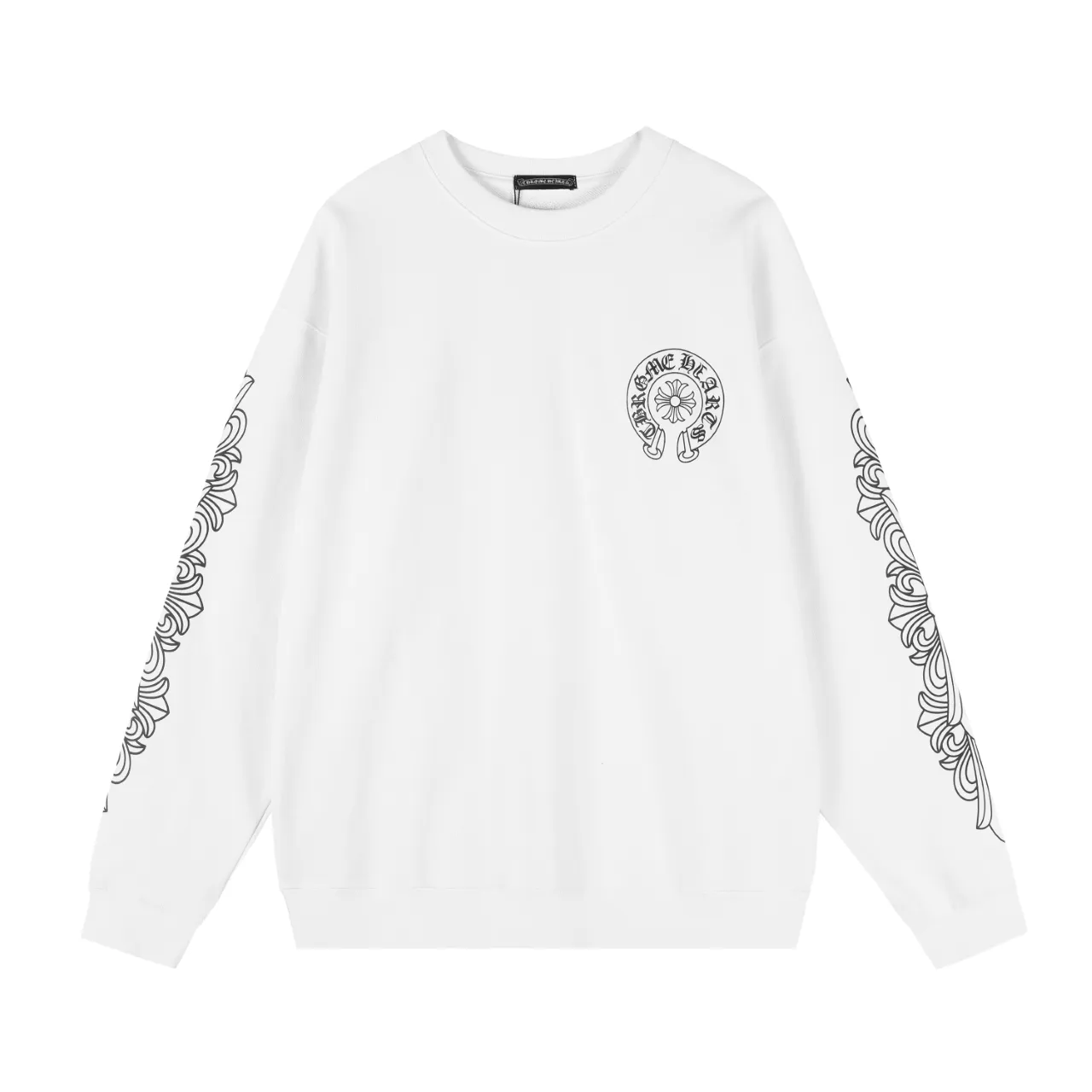 Horseshoe Logo Print Crew-Neck Sweatshirt D10515510 — view 3