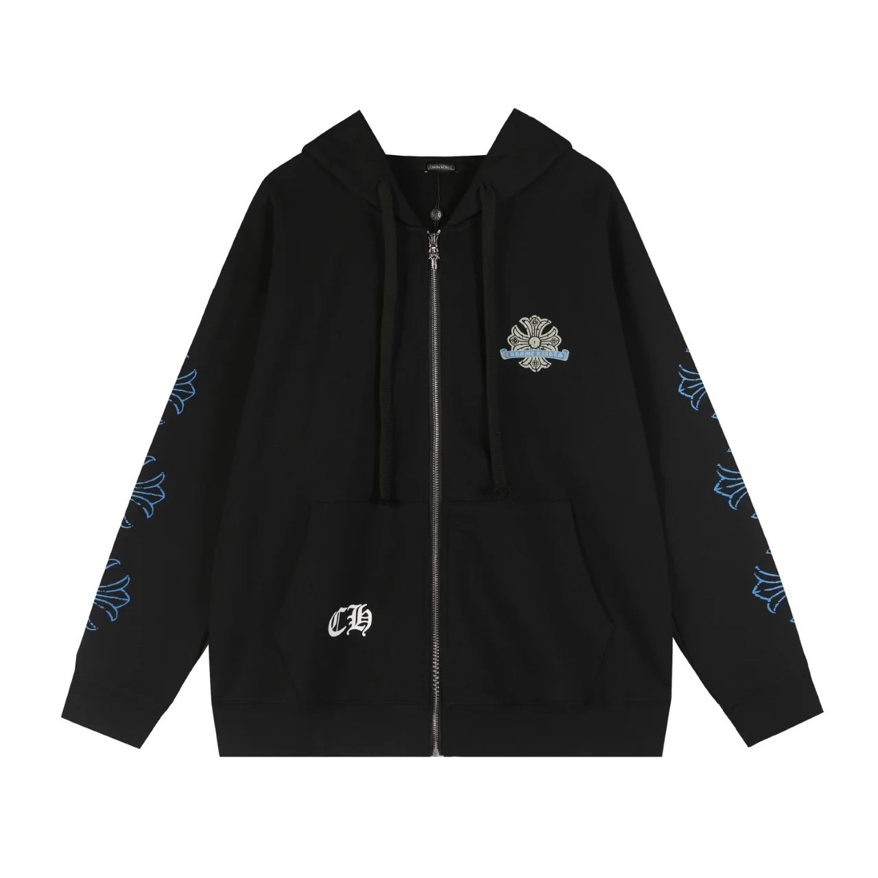 Logo-Print Zip-Up Hoodie D13515508