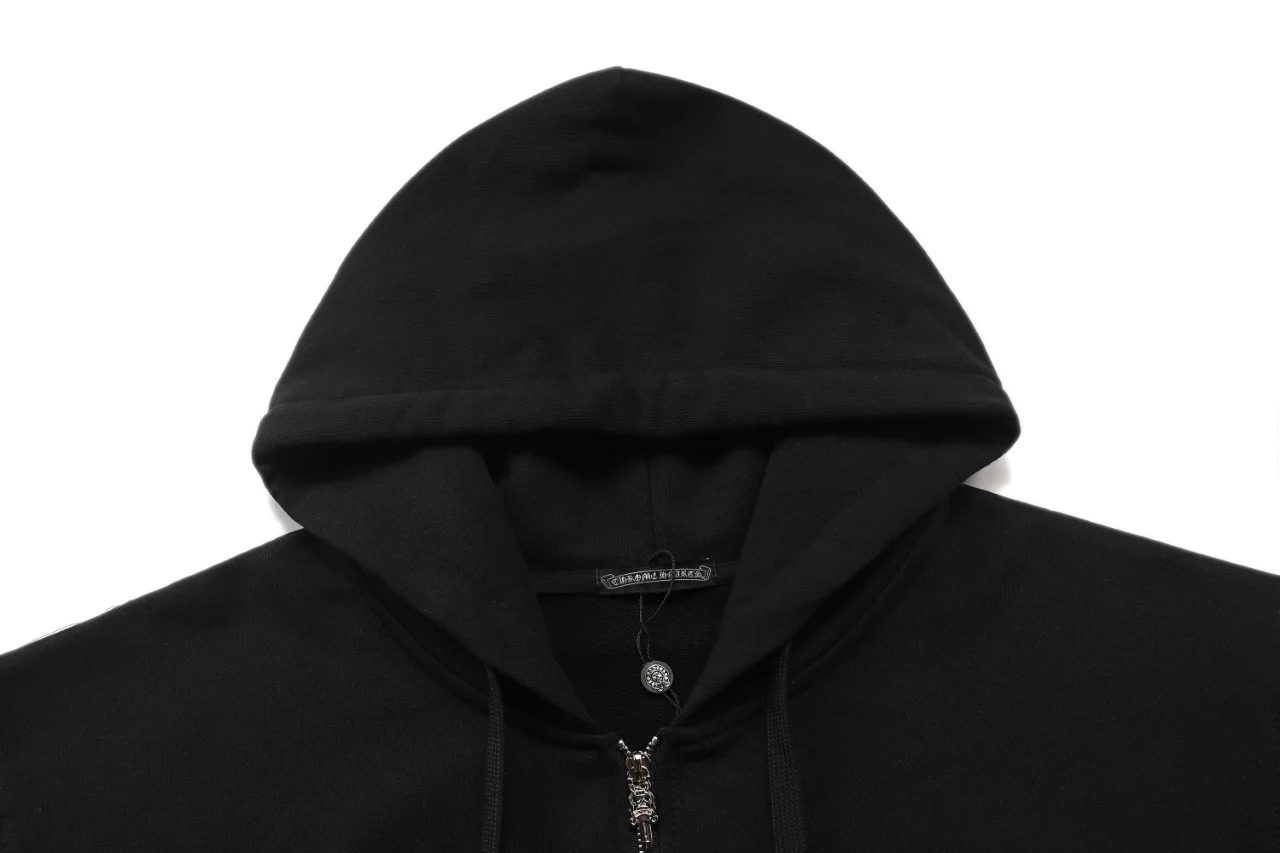 Logo-Print Zip-Up Hoodie D18511727 — view 3
