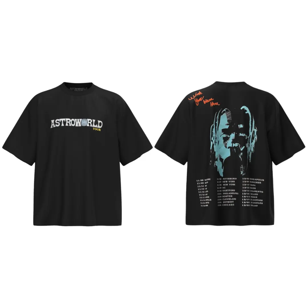 Astroworld Tour Graphic Print T-Shirt D7911536