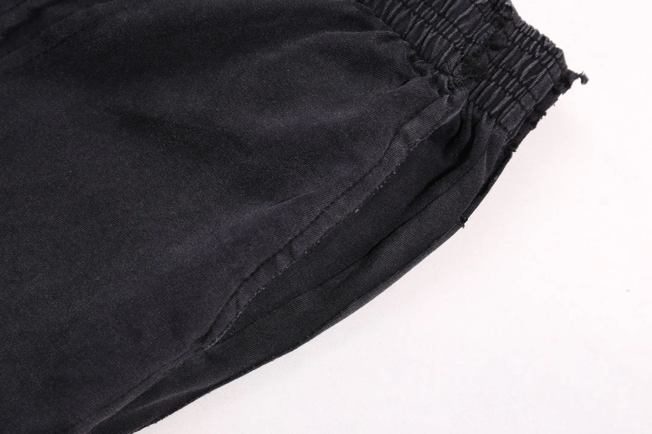 Panelled Washed Cotton Shorts D20012749 — view 12