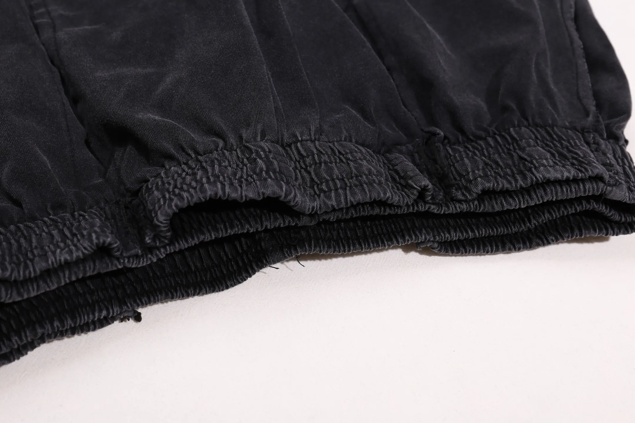 Panelled Washed Cotton Shorts D20012749 — view 14