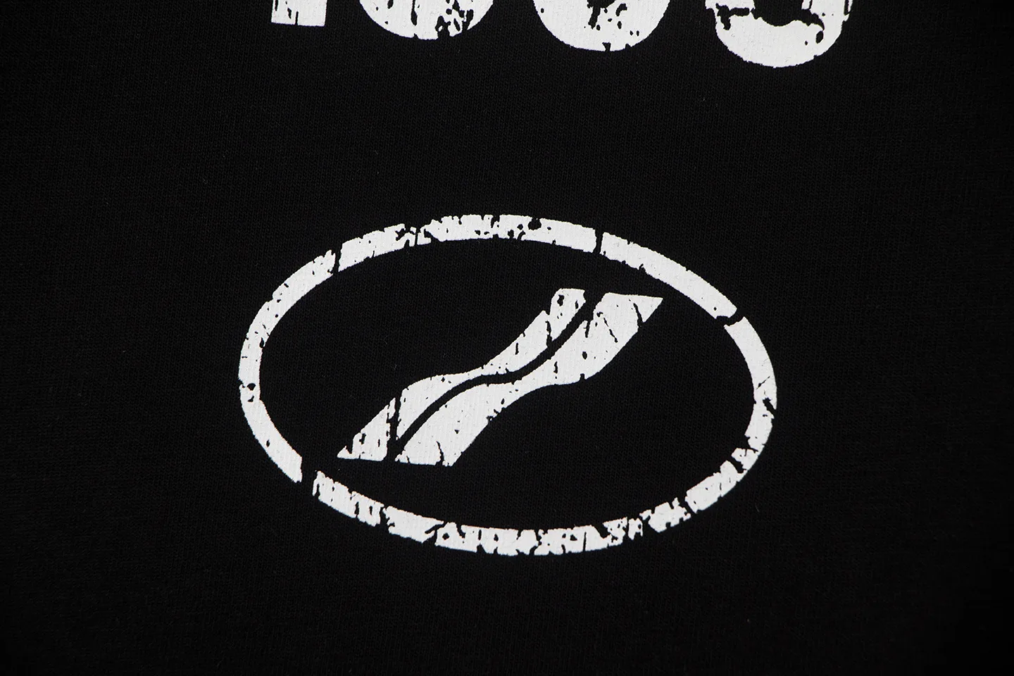 Distressed Logo Print Oversized T-Shirt D9011459 — view 6