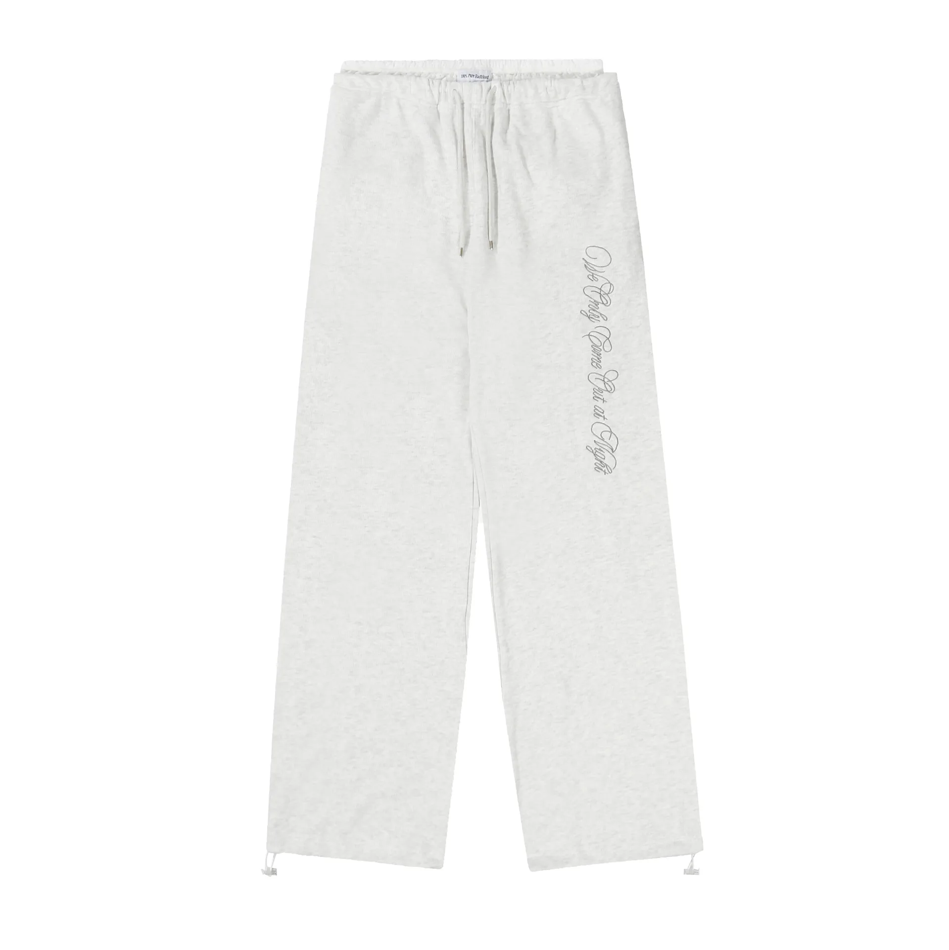 Embroidered Wide-Leg Sweatpants D9015590 — view 3