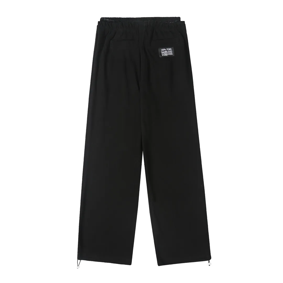 Embroidered Wide-Leg Sweatpants D9015590 — view 6