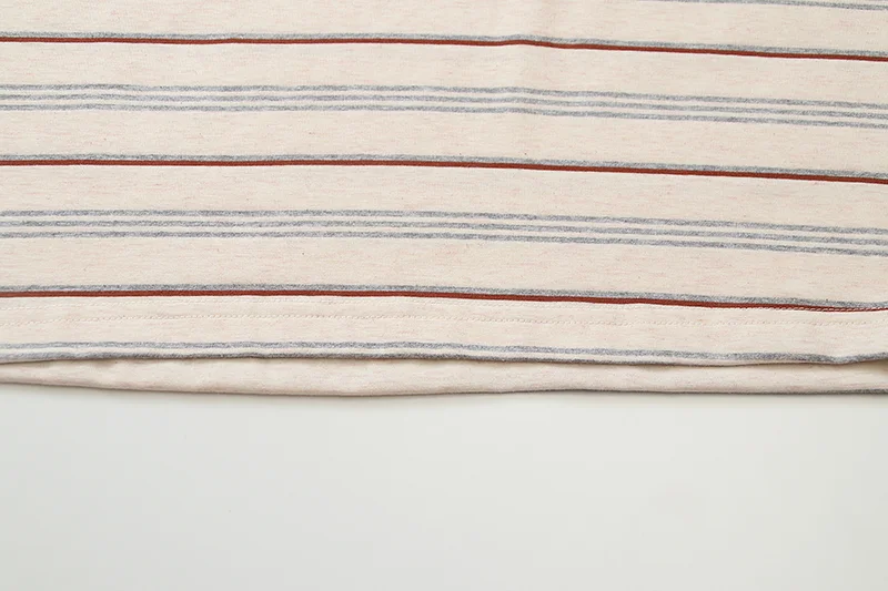 Striped Logo-Embroidered Cotton T-Shirt D4515589 — view 8