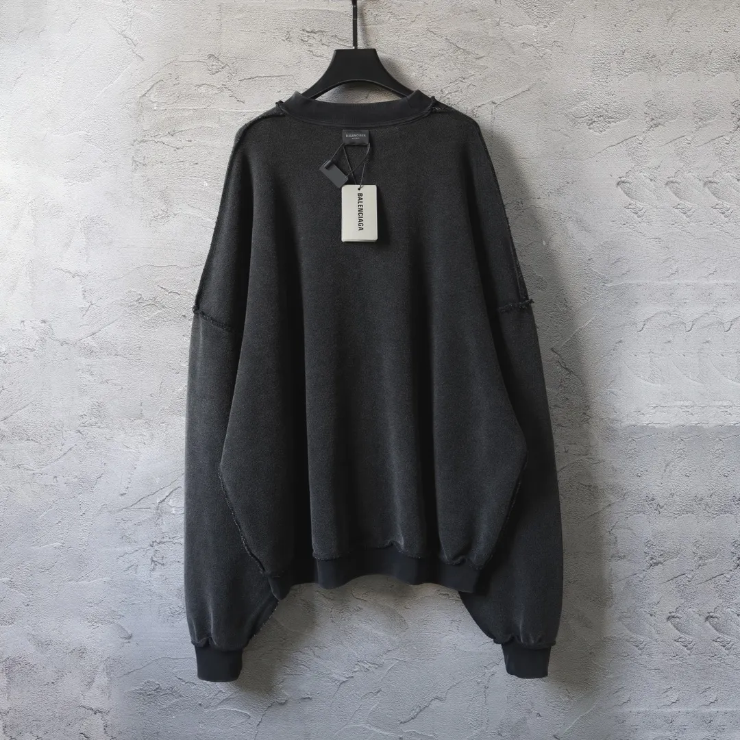 3B Logo Embroidered Inside-Out Sweatshirt D26921282 — view 2