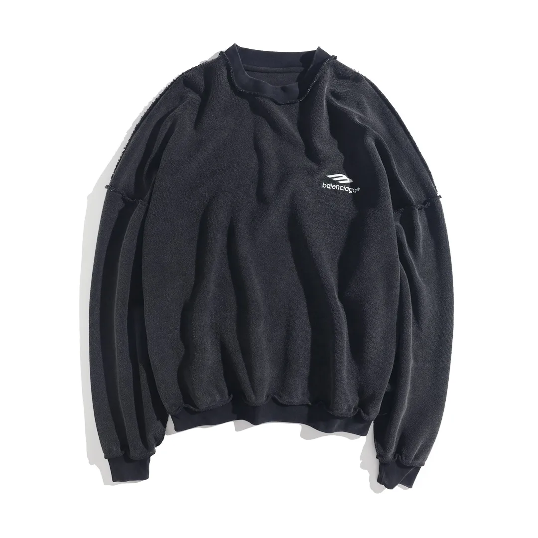 3B Logo Embroidered Inside-Out Sweatshirt D26921282 — view 10