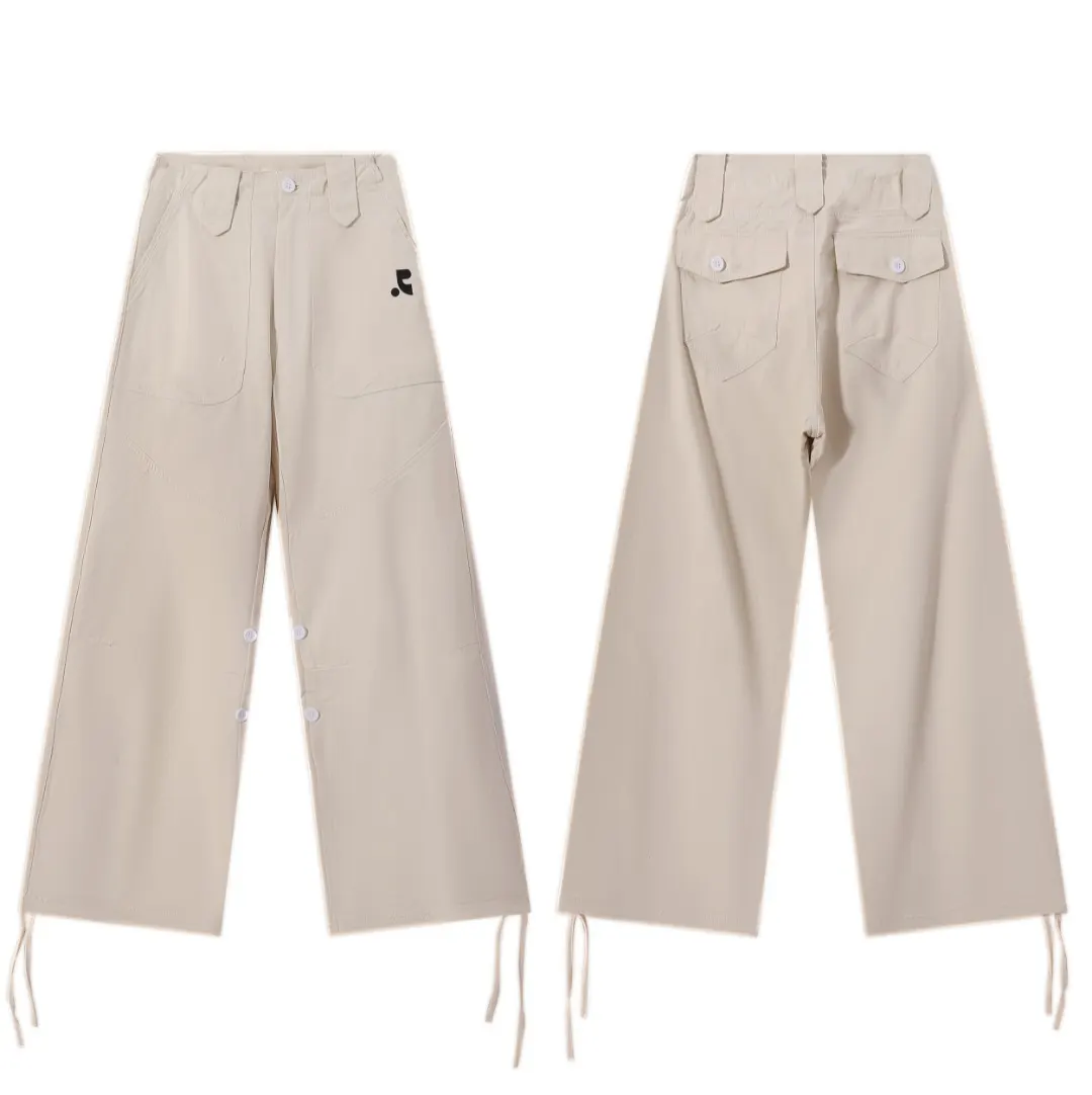 Wide-Leg Cargo Trousers D9515597