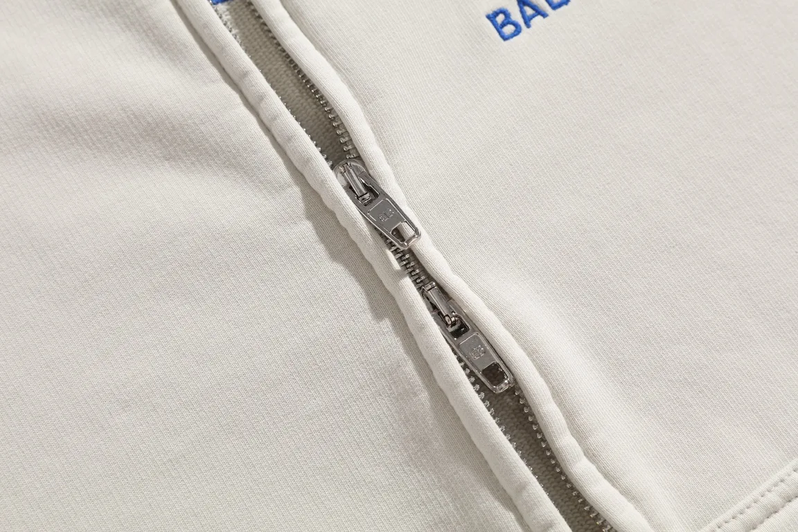 Distressed Logo-Embroidered Zip-Up Hoodie D29921336 — view 16