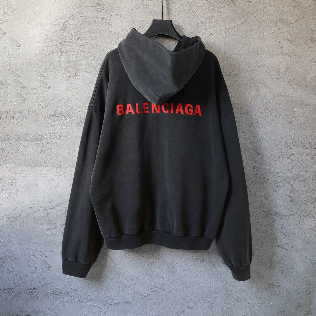 Logo Embroidered Zip-Up Hoodie D29918789 — view 2