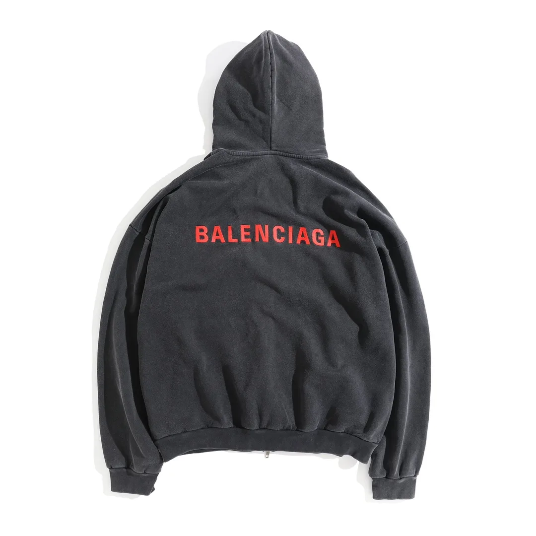 Logo Embroidered Zip-Up Hoodie D29918789 — view 11