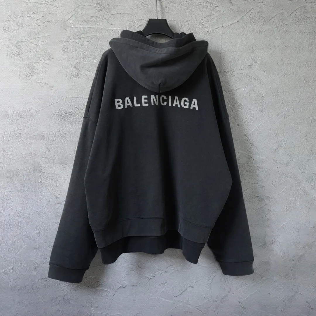 Logo-Embroidered Layered Zip-Up Hoodie D49921273 — view 11