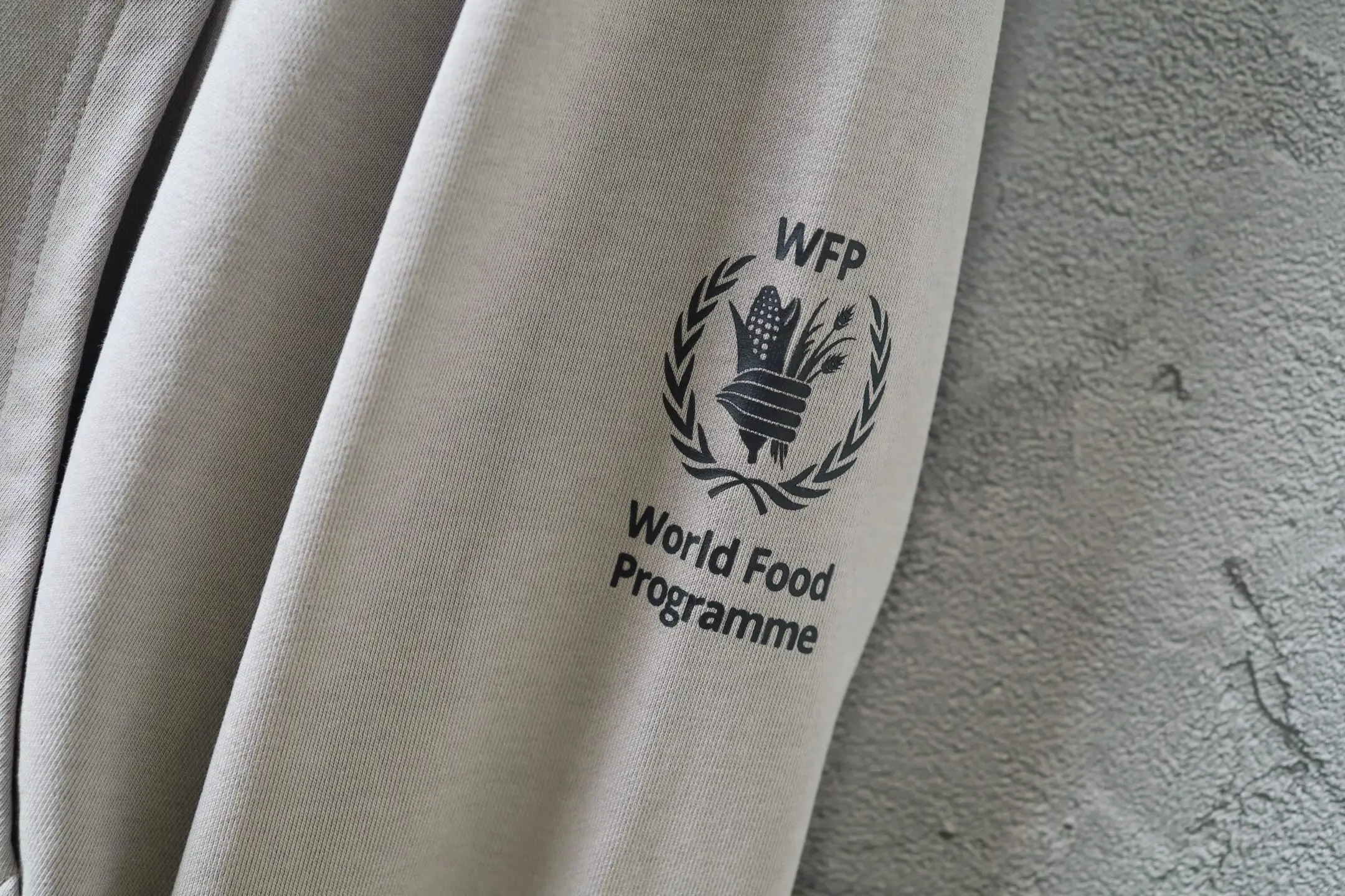 WFP Logo Print Zip-Up Hoodie D29921308 — view 7
