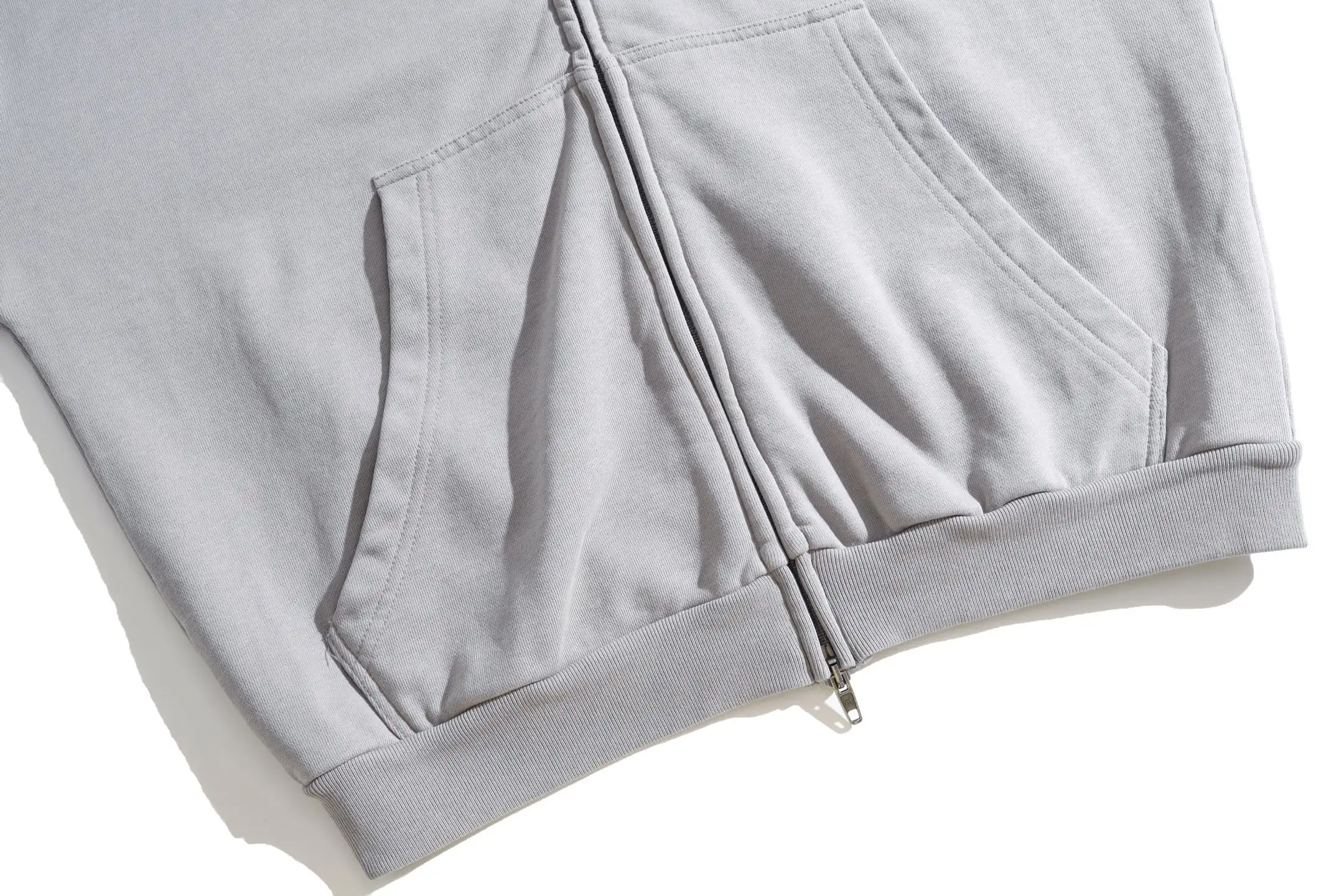 WFP Logo Print Zip-Up Hoodie D29921308 — view 15