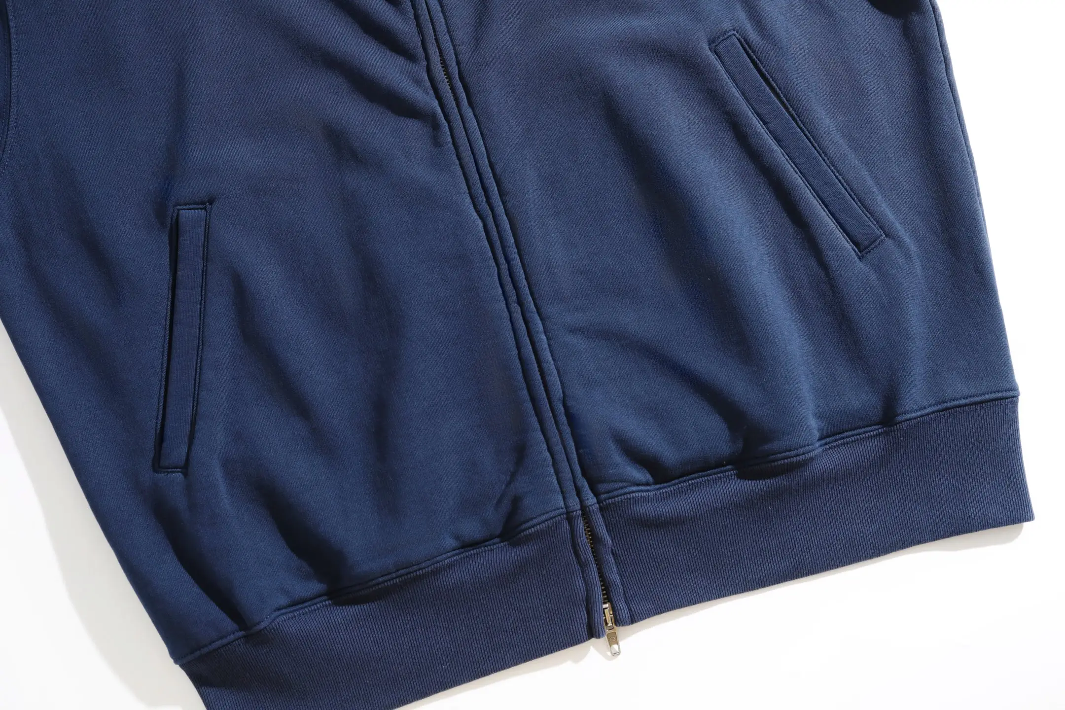Tape Logo Zip-Up Cotton Hoodie D29921310 — view 6
