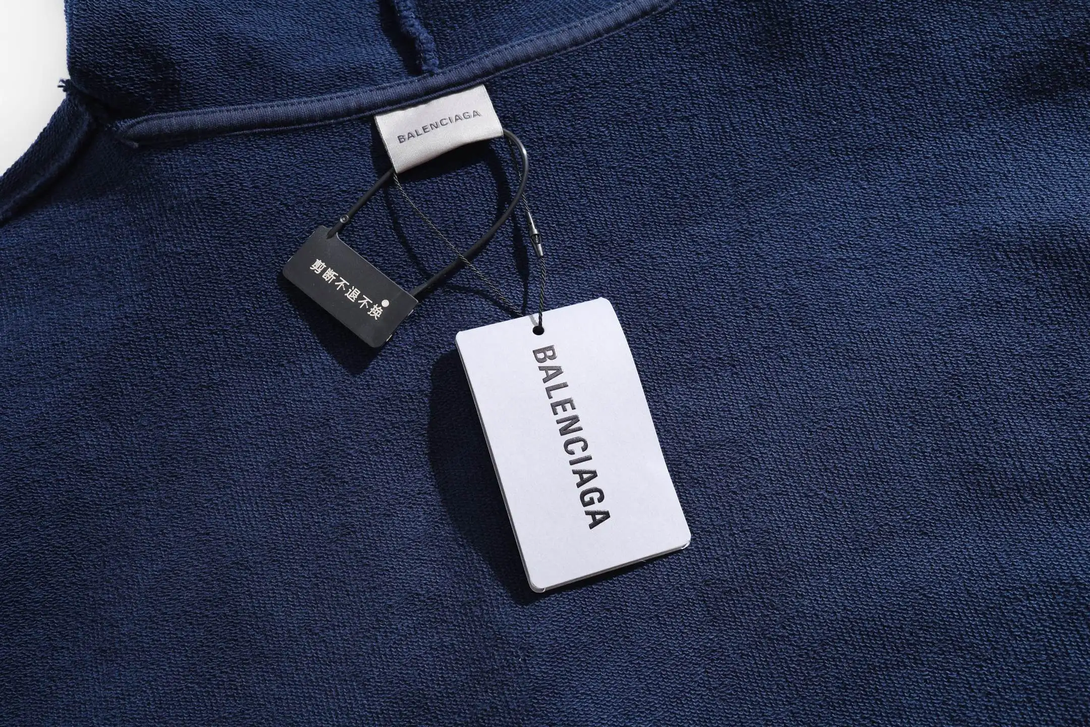 Tape Logo Zip-Up Cotton Hoodie D29921310 — view 8