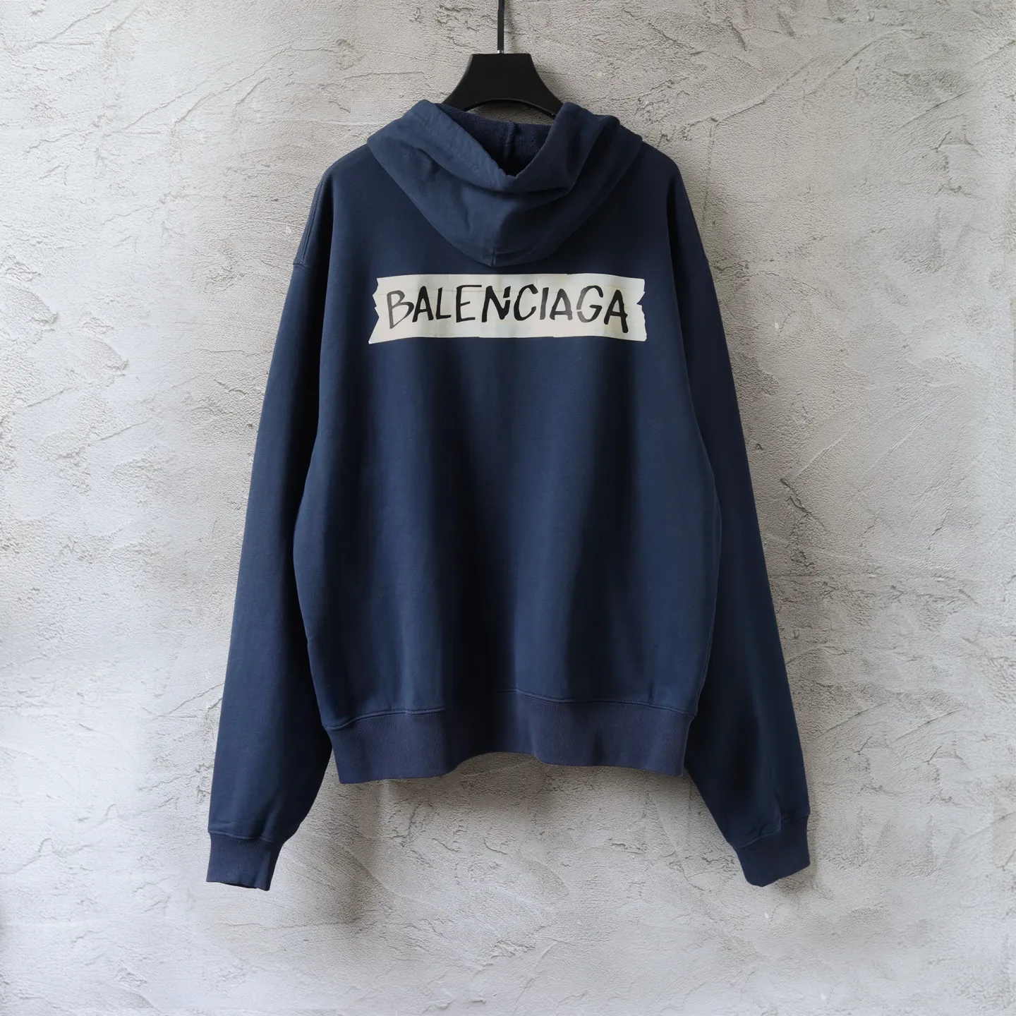 Tape Logo Zip-Up Cotton Hoodie D29921310 — view 11