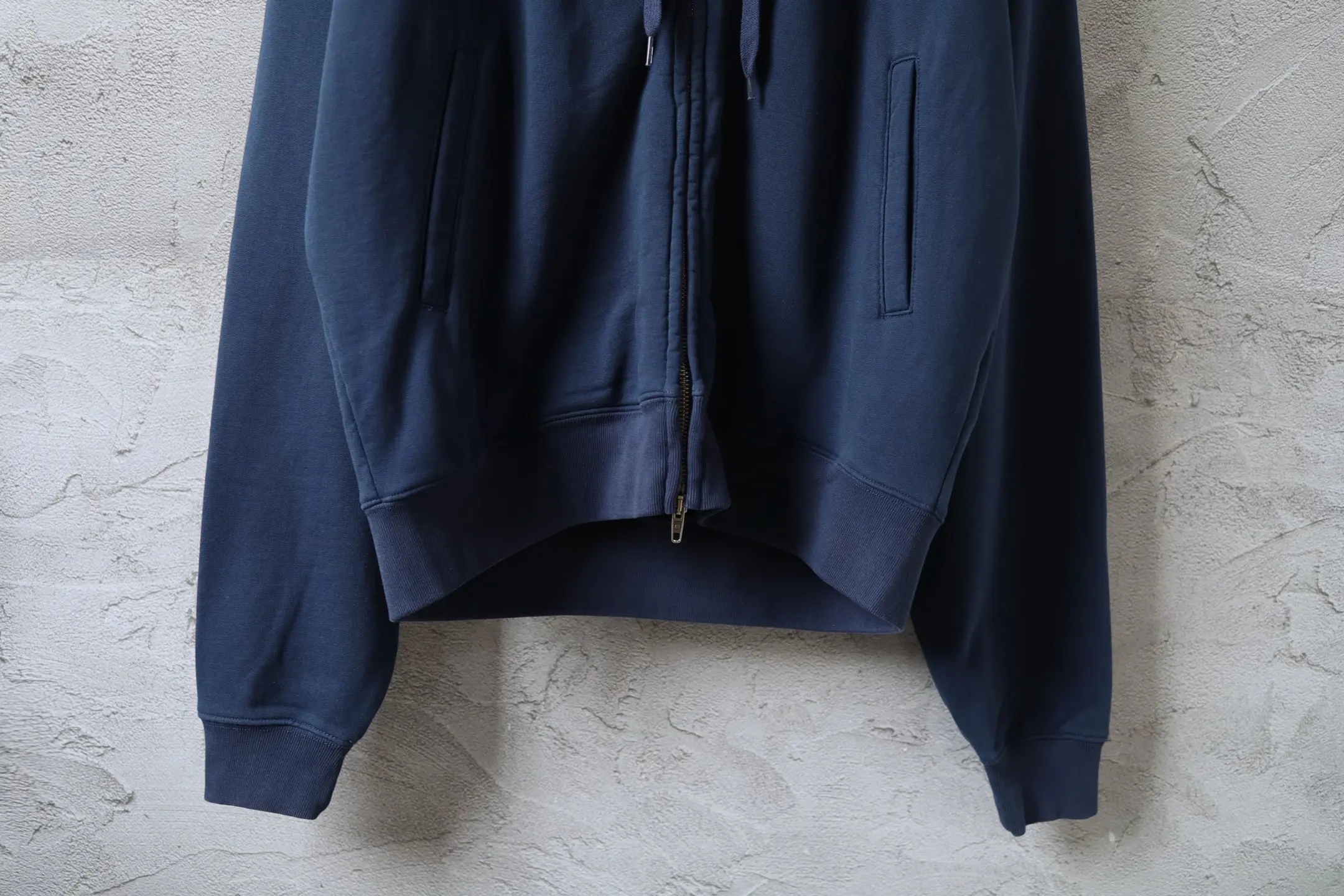 Tape Logo Zip-Up Cotton Hoodie D29921310 — view 16