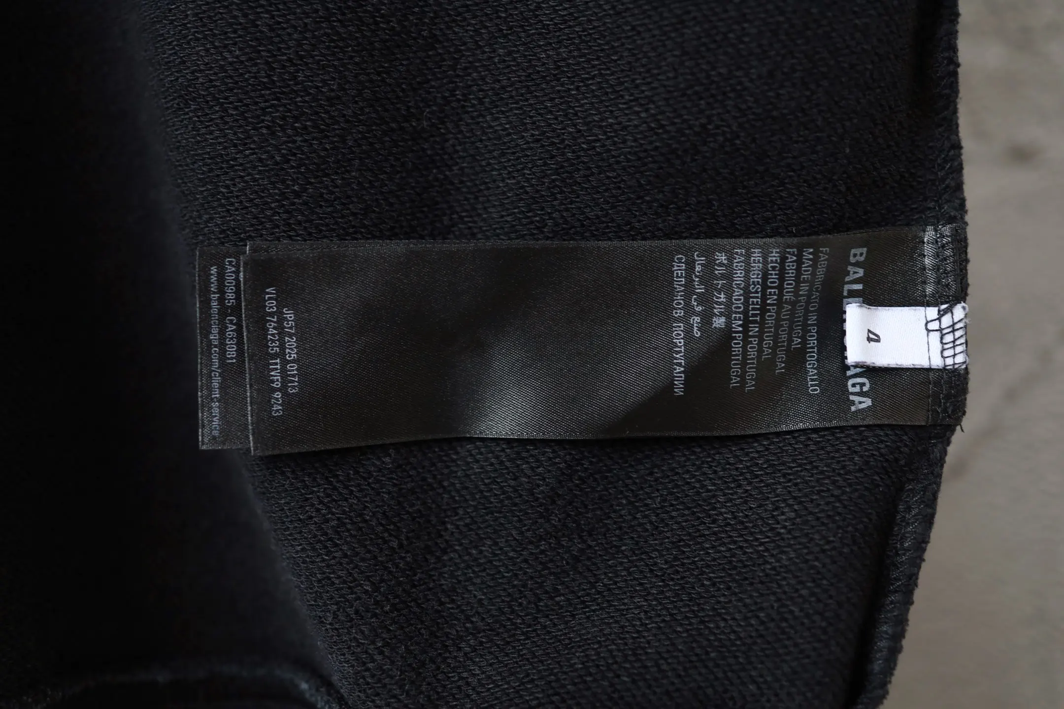 Tape Logo Zip-Up Hoodie D29918775 — view 9