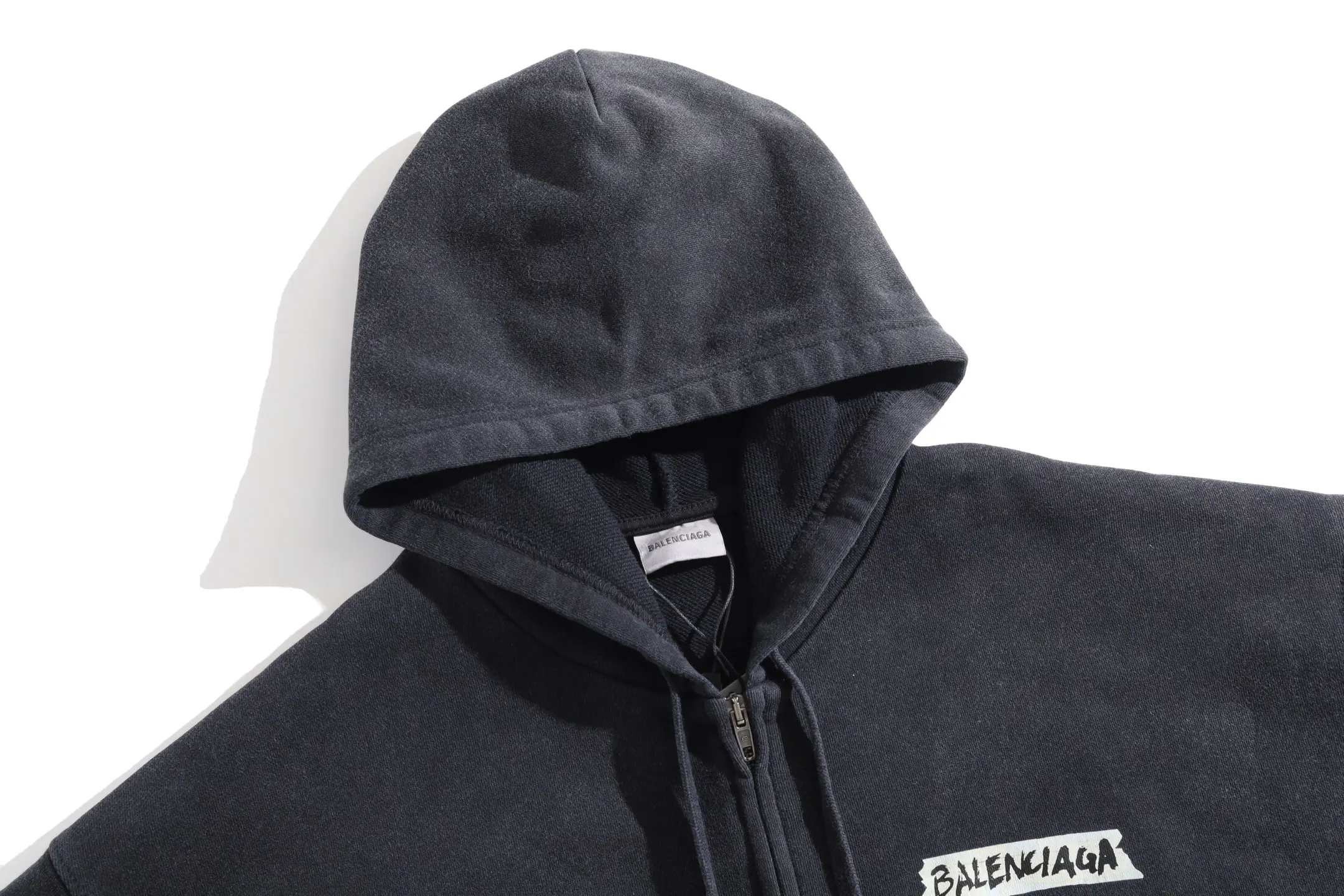 Tape Logo Zip-Up Hoodie D29918775 — view 12