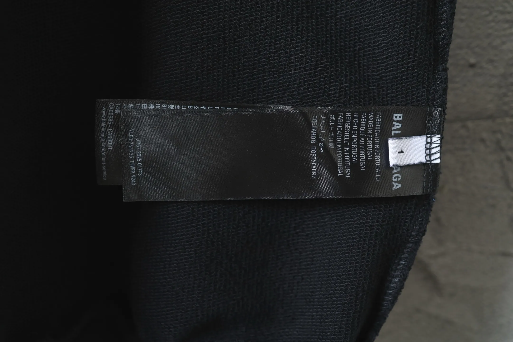 Tape Logo Zip-Up Hoodie D28918773 — view 8